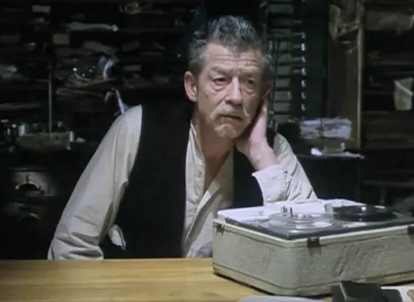 Atom Egoyan on John Hurt in Samuel Beckett’s Krapp’s Last Tape: "I had the great privilege to work with this astonishing actor." 